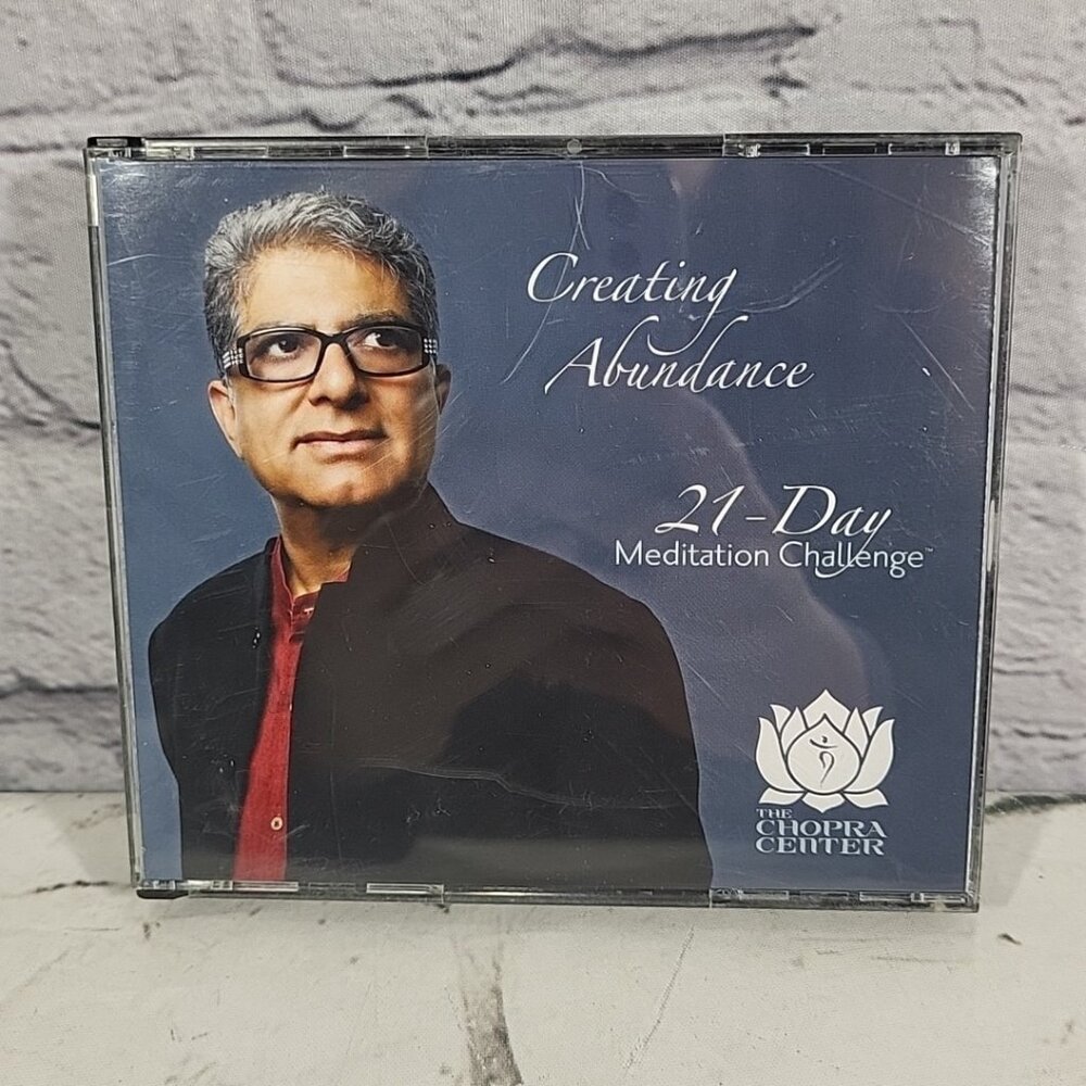 21 Day Meditation Challenge Creating Abundance [Audio CD] Deepak Chopra 4 CD Set
